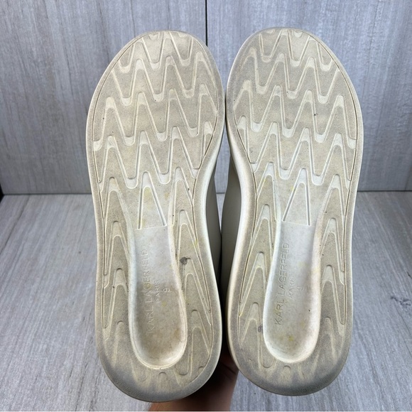 Karl Lagerfeld Paris Leather Slip On Sneaker Casual Shoe Men’s Sneaker Size 9 - Picture 8 of 10